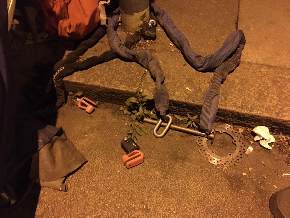 Watch: motorcyclist threatened with knife and hammer as armed gang steals £12,000 Ducati from outside his home